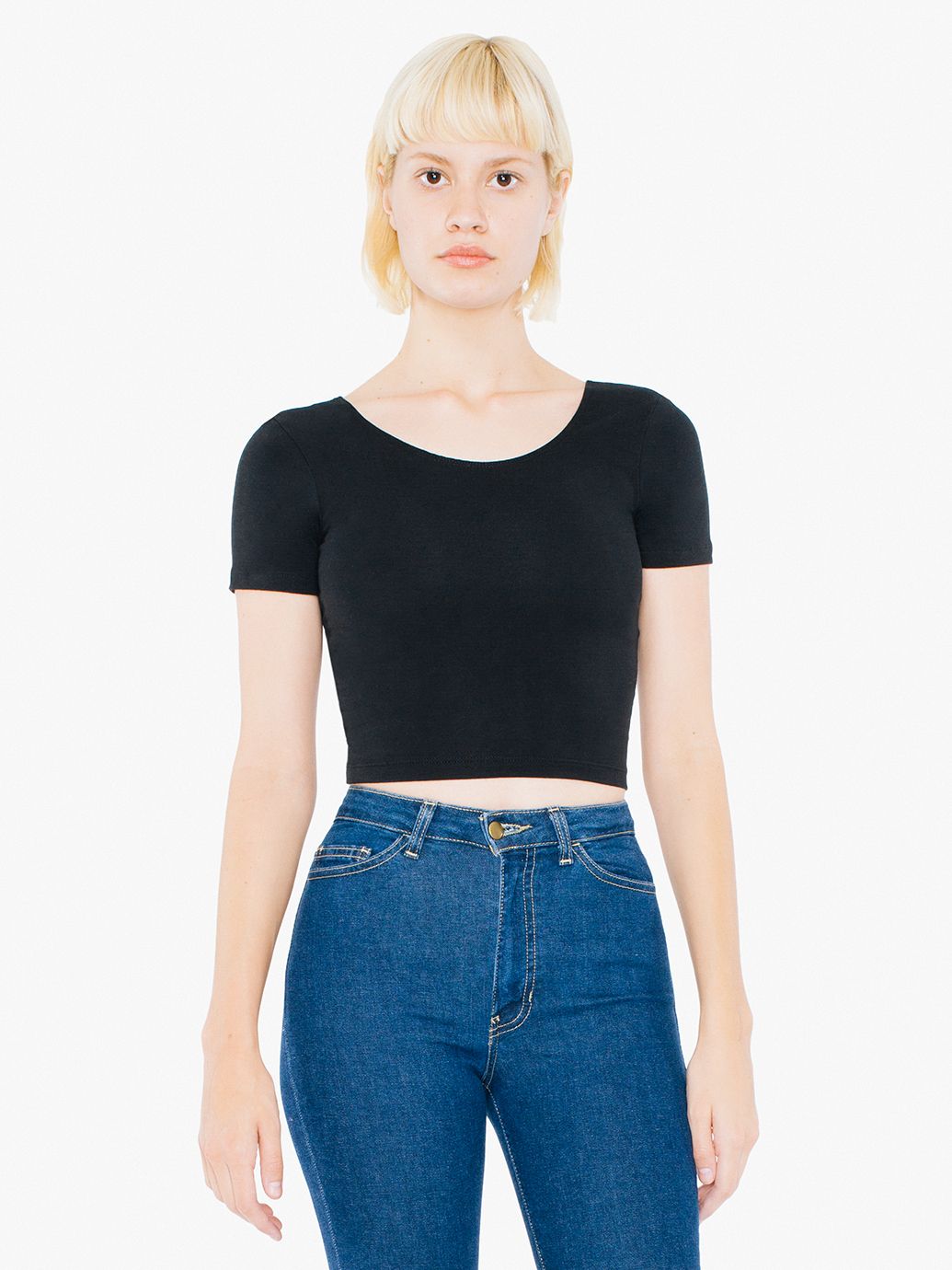 AMA T-shirt Crop Cot/Spandex For Her
