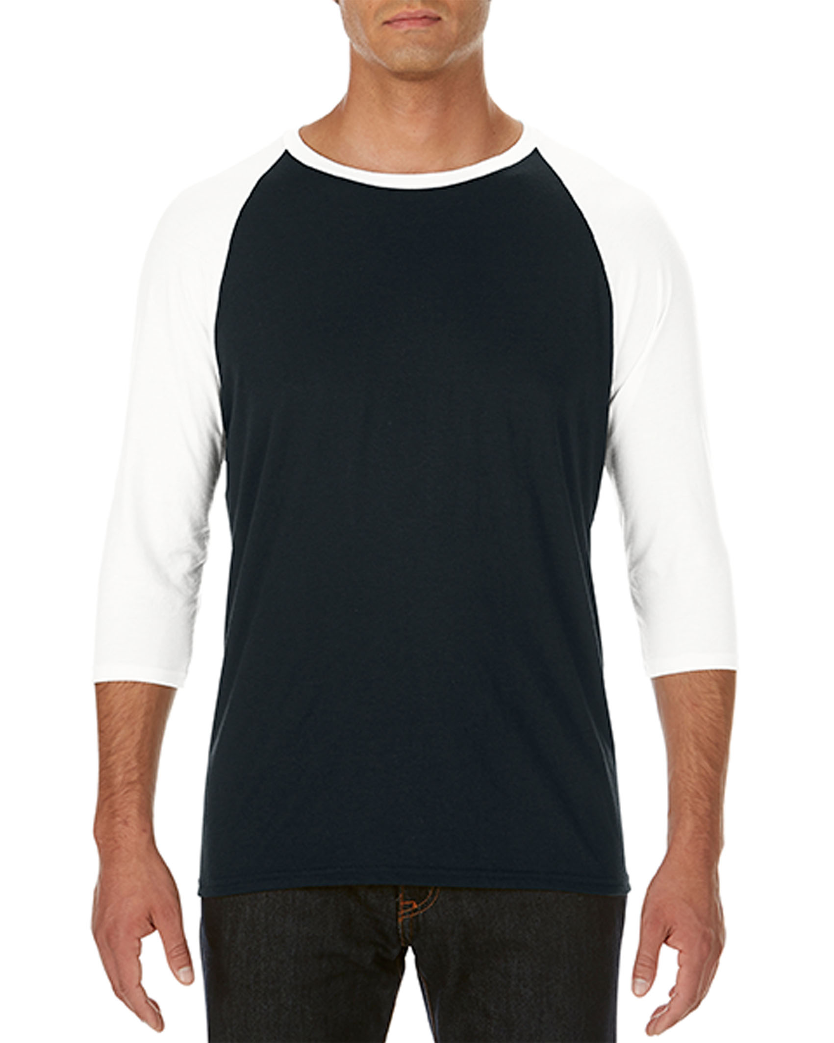 Anvil T-shirt TriBlend 3/4 Raglan Sleeve