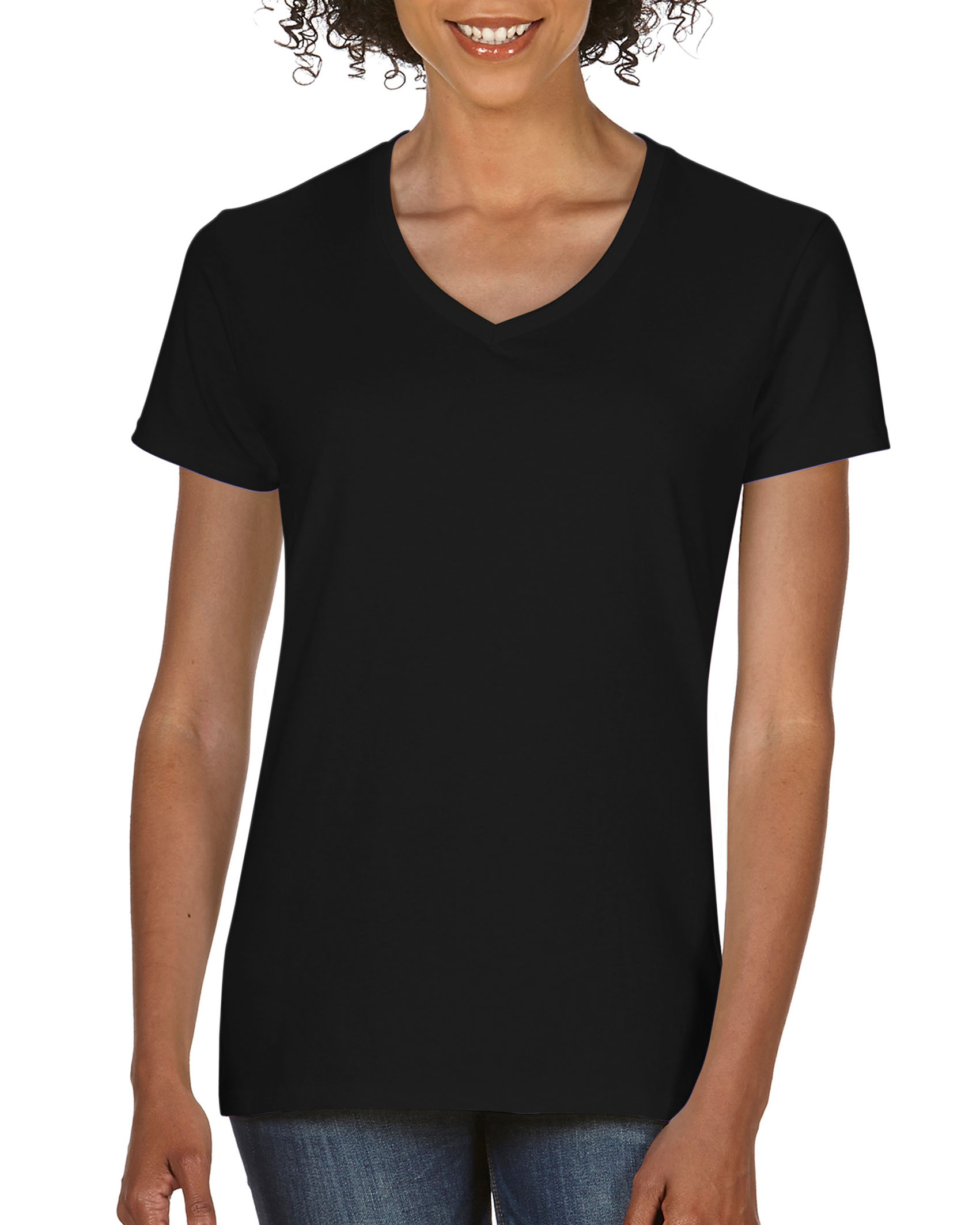 ComCol T-shirt Midweight V-neck SS for her